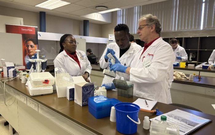 Plant DNA Biobank Technician learned to use an HMW DNA extraction kit directly from the Thermo Fisher Scientific team at the HMW High Molecular Weight DNA Jamboree.